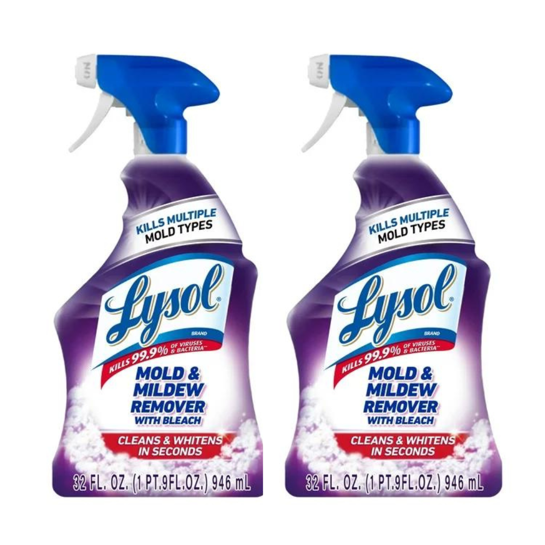 Lysol Mold & Mildew Foamer w. Bleach, Bathroom Cleaner Spray, 32oz