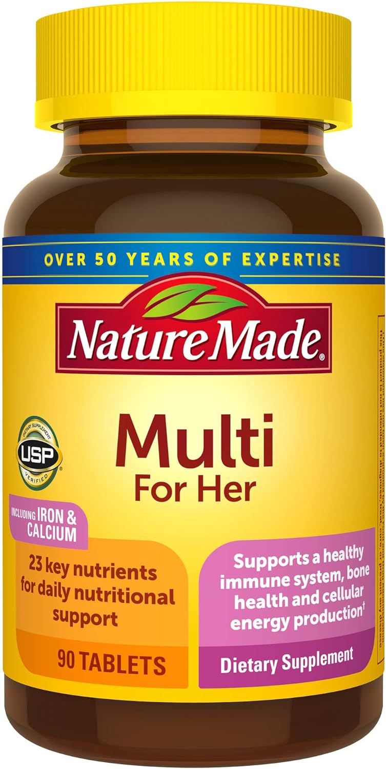 Nature Made Multivitamin For Her, 90 Tablets WHOLESALE Big Willys