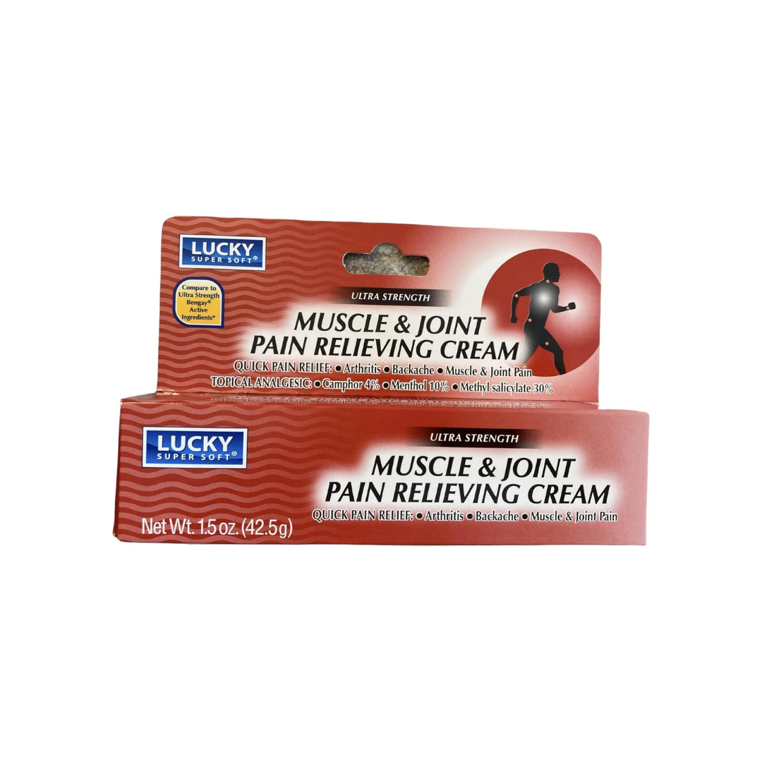 LUCKY Muscle & Joint Pain Relieving Cream,1.5oz Big Willys